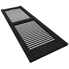 Builders Edge Vinyl Louver Shutters