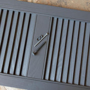 Builders Edge Vinyl Louver Shutters