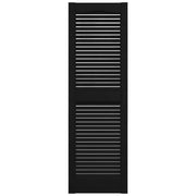 Builders Edge Vinyl Louver Shutters