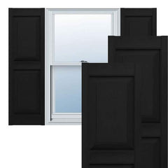 Builders Edge Vinyl Raised Shutters