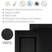 Builders Edge Bold Vinyl Shutters