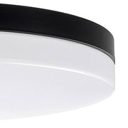 Flexinstall LED 12 in. Black Edge to Edge Lens Flush Mount Light Recessed Light for Home with 5CCT + DuoBright Dimming