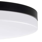 Flexinstall LED 12 in. Black Edge to Edge Lens Flush Mount Light Recessed Light for Home with 5CCT + DuoBright Dimming