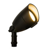 120-Volt to 277-Volt 14-Watt 1100 Lumens Black Integrated LED Outdoor Flood Light