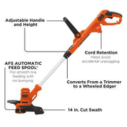 BLACK+DECKER 14in 6.5A Cordless Edger