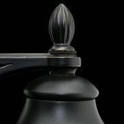 Wilkerson 14.13 in. 1-Light Black Outdoor Wall Lantern Sconce