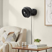 8 in. 3 Speed Personal Desk Fan in Black