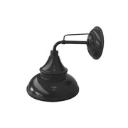 Wetherby 11 in. Black Barn Outdoor Wall Light Sconce
