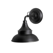 Wetherby 11 in. Black Barn Outdoor Wall Light Sconce