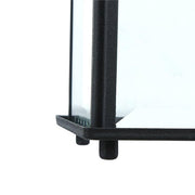 8.375 in. Black Integrated LED Outdoor Line Voltage Wall Sconce