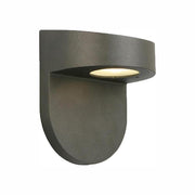 6.1 in. Black Integrated LED Hardwired Outdoor Wall Light Lantern Sconce with Frosted Glass