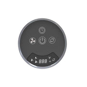 40 in. 3 Speed Remote Control Oscillating Tower Fan in Black