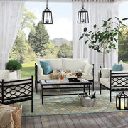 Blakeley Transitional 2-Light Black Outdoor Pendant Light Fixture with Clear Beveled Glass