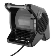 11.2 in. 3 Speeds Blower Fan in Gray with Carry Handle, Circuit Breaker, Power Outlets, High Velocity Utility Pivoting