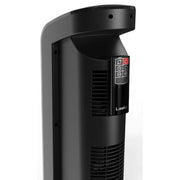 1500W 22 in. Black Electric Tower Oscillating Ceramic Space Heater with Digital Display, Timer and Remote Control