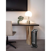 1500W 22 in. Black Electric Tower Oscillating Ceramic Space Heater with Digital Display, Timer and Remote Control