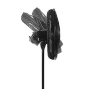 18 in. 3 Speed Oscillating Pedestal Fan with Adjustable Height, Easy Assembly, and Quiet Cooling for Any Room in Black