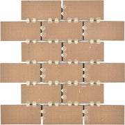 Restore Black Marble 12 in. x 12 in. Glazed Ceramic Brick Joint Mosaic Tile (0.83 sq. ft./Each)