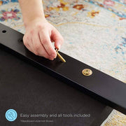 Robbie in Black Full Wood Headboard