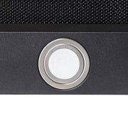 30 in. Convertible Black Painted Stainless Steel Wall Mount Range Hood with LED Lights, Touch Control and Carbon Filters