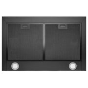 30 in. Convertible Black Painted Stainless Steel Wall Mount Range Hood with LED Lights, Touch Control and Carbon Filters