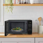 1.1 cu. ft. Countertop Microwave Oven in Black