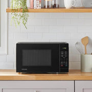 1.1 cu. ft. Countertop Microwave Oven in Black