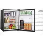 2.6 Cu. Ft. Mini Refrigerator in Black, ENERGY STAR