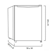 2.6 Cu. Ft. Mini Refrigerator in Black, ENERGY STAR