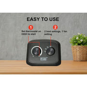 1500-Watt Electric Personal Ceramic Space Heater