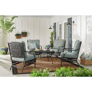 18.9 in. Ashton Large Brushed Denim Blue High-Density Resin Planter (18.9 in. D x 14.8 in. H)