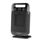 MyHeat Go 1500-Watt 12 in. Black Electric Tabletop Ceramic Space Heater with Overheat Protection & Adjustable Thermostat