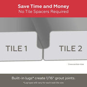 Restore Bright White 10 in. x 14 in. Glazed Ceramic Wall Tile (14.25 sq. ft./Case)