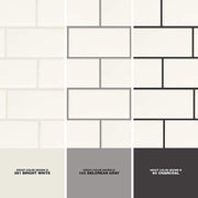 Restore Bright White 12 in. x 12 in. x 6.35 mm Ceramic Mosaic Wall Tile (0.83 sq. ft./Each)