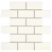 Restore Bright White 12 in. x 12 in. x 6.35 mm Ceramic Mosaic Wall Tile (0.83 sq. ft./Each)