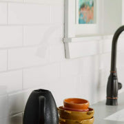 Restore 3 in. x 12 in. Ceramic Bright White Subway Tile (12 sq. ft. /Case)