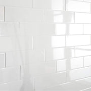 Restore 3 in. x 12 in. Ceramic Bright White Subway Tile (12 sq. ft. /Case)