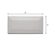 Daltile Restore 3x6 Beveled White