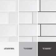 Restore Bright White 3 in. x 6 in. Glossy Ceramic Subway Wall Tile (12.5 sq. ft. /case)
