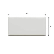 Restore Bright White 3 in. x 6 in. Glossy Ceramic Subway Wall Tile (12.5 sq. ft. /case)