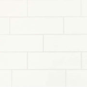 Restore Bright White 4 in. x 12 in. Glazed Ceramic Wall Tile (0.38 sq. ft./Each)