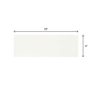 Restore Bright White 4-1/4 in. x 12-7/8 in. Glazed Ceramic Subway Wall Tile (10.64 sq. ft./case)