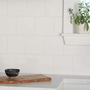 Restore Bright White 6 in. x 6 in. Ceramic Wall Tile (12.50 sq. ft./case)