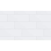 Restore Bright White 8 in. x 24 in. Ceramic Wall Tile (13.3 sq. ft. / Case)