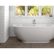 Restore Bright White 2 in. x 6 in. Glazed Ceramic Chair Rail Trim Tile (0.09 sq. ft./each)