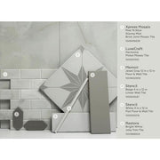 Restore Bright White 1/2 in. x 12 in. Glazed Ceramic Jolly Trim Tile (0.04 sq. ft./each)