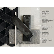 Restore Bright White 1/2 in. x 12 in. Glazed Ceramic Jolly Trim Tile (0.04 sq. ft./each)