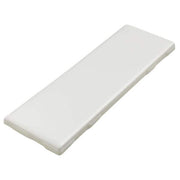 Restore Bright White 2 in. x 6 in. Ceramic Bullnose Trim Tile (2.4 sq. ft./case)