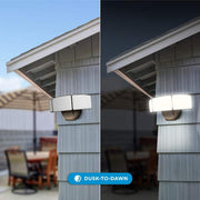 1000/3000/5000 Lumen Select Integrated LED Selectable 5CCT Bronze Dusk to Dawn or Motion Sensing Flood Light
