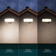 1000/3000/5000 Lumen Select Integrated LED Selectable 5CCT Bronze Dusk to Dawn or Motion Sensing Flood Light